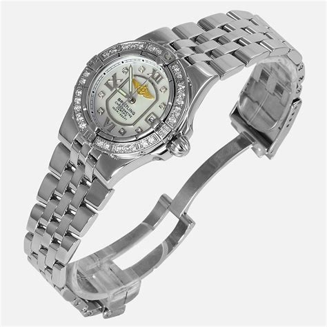 breitling starliner ladies diamonds|Breitling Starliner Ladies MOP Diamond Watch A71340.